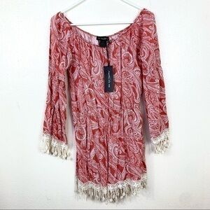 NWT You See Me women’s Jumpsuit Pink Sz L